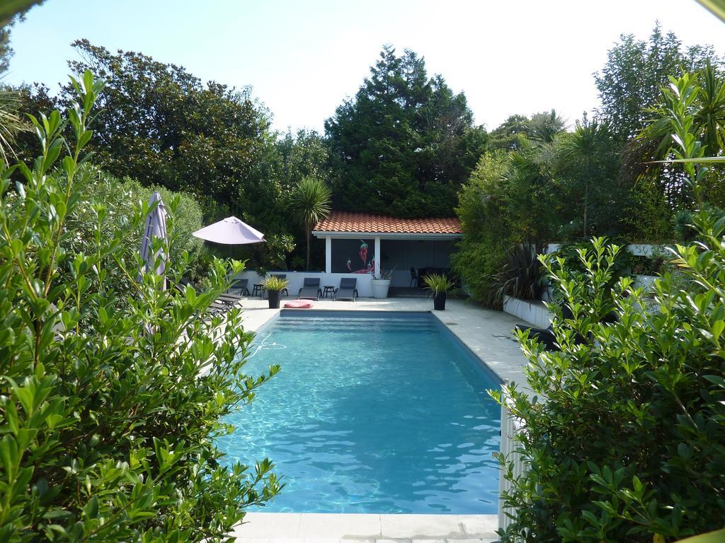 Maison Arbolateia Avec Piscine Et Spa Bidart Exteriér fotografie